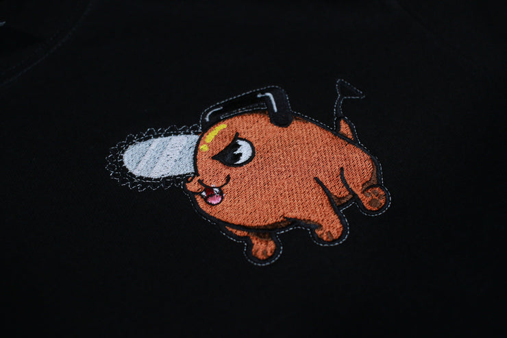 Chainsaw Devil Rainbow Embroidery Shirt