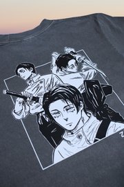 Yuta Manga Embroidery Shirt | JJK